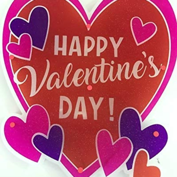 Impact Innovations Happy Valentine’s Day Shimmer Window Light Up - Picture 1 of 2